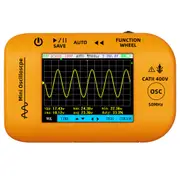 BSIDE OT4 Mini Oscilloscope, 50MHz 200MSa/s, 2.8-inch Color Screen, Signal Generator