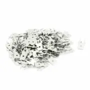 100Pcs6.3mm Dia Male Insulated Crimp Spade PCB Male Terminal Fasten Connector✦KD