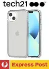 iPhone 13 6.1 ShockProof Transparent EvoClear Slim Impact Protection Case Tech21