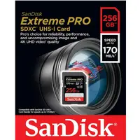 在飛比找蝦皮購物優惠-SanDisk Extreme Pro 256GB 256G