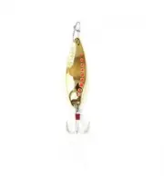 Clam Outdoors Leech Flutter Spoon Gold 1/8 oz #10 Treble Hook Ice Lure