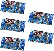 5PCS DC 5-36V Digital LED Relay Board Dual-MOS Trigger Cycle Timing Circuit Switch Timer Delay Module