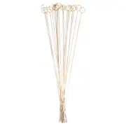 40Pcs Floral Sticks Round Bouquet Card Picks Flower Card Holder Flower Picks