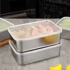Stackable Stainless Steel Dish Food Storage Container Fridge Containers for Meal