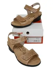 NEW Propet Women's Wanda Tan Leather Sandals SIZE: 8 (WSX203L)