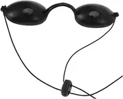 WRITWAA Adult Eye Protection Tanning Goggle Opaque Eye Mask for Sleep and Travel for Tanning Treatments