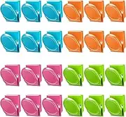 Magnetic Clips, 24 Pieces Magnetic Metal Clips, Refrigerator Whiteboard Wall Fridge Magnetic Memo Note Clips Magnets Metal Clip