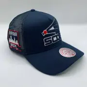 Chicago White Sox MLB Mitchell & Ness Pro Pinch Fit Snapback Trucker Hat New