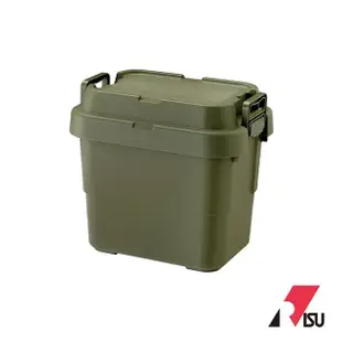 【RISU】TRUNK CARGO 二代多功能耐重收納箱 20L(黑色/軍綠色/水泥灰色)