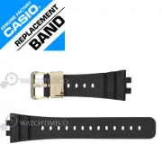 Casio Watch Band G-Shock Kolor Case GMW-B5000KL-9 Black Strap Gold Metal Keeper