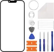 New Vvsialeek Front Outer Lens Glass Screen Replacement for iPhone 13 Pro Max with Free Repair Tools Kit.(No LCD Touch ＆ Digitizer)-6.7''