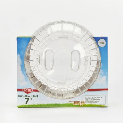 Kaytee Super Pet Run-About Ball Clear, 7in Diameter*