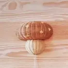 Rattan Woven Lampshade Wall Light Shade for Bedrooms Study Areas Kids Room