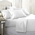 SOLACE SLEEP Cotton Fitted Sheet with Pillow Case, Long Single and other sizes