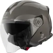 H586 Solid Anthracite Jet Helmet