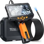 Inspection Camera, Dual Lens Borescope Camera with Light, NTS300 5" IPS Indus...