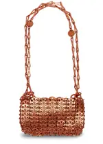 Rabanne 1969 Nano Disc Shoulder bag - Copper ONE SIZE