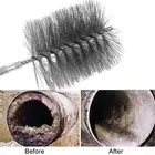 4inch Chimney Brush Cleaning Brush Round-Steel Wire Fireplace Flue Pipe-Rust New
