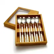 5 SET Korean Spoon Chopsticks Stainless Steel Korean Metal Chop Sticks