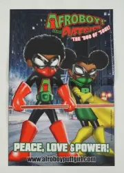 Afroboy and Puffgirl the Duo of Soul! poster - 12" x 18" - Reggie Byers 2020