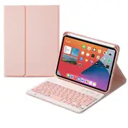 iPad Mini 6 Keyboard Case Slim Shell Lightweight Case With Magnetic Wireless Keyboard-Pink