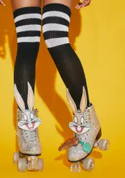 [Dolls Kill x Looney Tunes] What's Up Doc Glitter Roller Skates