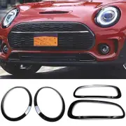 4pcs Front Headlight Rear Tail Light Lamp Cover Trim For MINI Cooper F54 2015-20 (for: Mini)