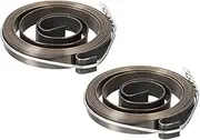 uxcell Drill Press Spring Drill Press Quill Feed Return Coil Spring Assembly Spring Steel Chemical Blackening Finish 980mm Expand Long 45 x 7 x 0.7mm 2 Pcs