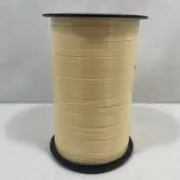 (5)Berwick Butterscotch Splendorette Crimped Curling Ribbon, 3/16" x 500yd NOS