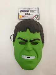 NEW w/ tags Marvel Avengers Incredible Hulk Kids Halloween Plastic Mask