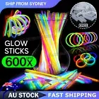 200PCS Mixed Single Colour Glow Sticks Bracelets Party Glowsticks Glow In Dark A