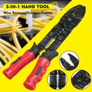 Automatic Cable Wire Cutter Stripper Crimper Plier Terminal Crimping Hand Tool