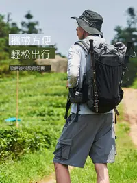 在飛比找樂天市場購物網優惠-原始人登山杖手杖碳素超輕伸縮防滑輕便戶外爬山多功能拐杖拐棍杖