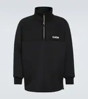 [Comme des Garcons Homme] Comme des Garçons Homme Logo half-zip sweatshirt AU 93 black