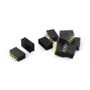 10 Pcs 2.54mm Pitch Double Rows DIP 2x5 10-Pin Female Pin Strip
