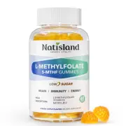 L Methylfolate Gummies 5-MTHF 1mg Gummies for Kids & Adults - 4+ Methyl Folat...