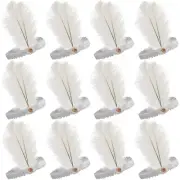 12x 1920s FLAPPER HEADBAND Headpiece Feather Sequin Charleston Gatsby Party BULK