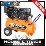SP Tools Air Compressor 60Lt 6.5hp Petrol Driven Cast Iron V-Twin SP17P