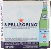 Sanpellegrino Sparkling Mineral Water, 12 X 750Ml