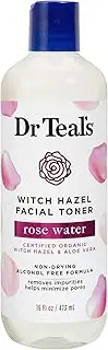Teal’s Witch Hazel Facial Toner, Rose Water, 16 fl. oz.