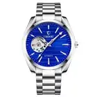 NEW UP Men Mechanical Watches Automatic Silver Watches Male Business Wristwatch