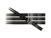 Vic Firth drum sticks American Classic 5B Black value pack 5BB