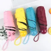 Mini Pocket Umbrella Anti-UV Sun/Rain Windproof 5 Folding Ultra Light UmbrellaBY