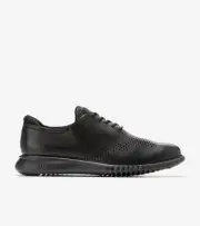 Cole Haan Men's 2.ZEROGRAND Laser Wingtip Oxford Black - C23832, Black Leather/B