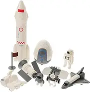 UPKOCH 1 Set Lifelike Space Exploration for Educational Rocket Models Promote Imagination Creativity Fun Learning Accessory for Boys Age Selection Random Color
