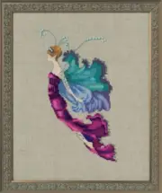 Nora Corbett Cross Stitch Pattern - NC255 Red Cabbage Sprite