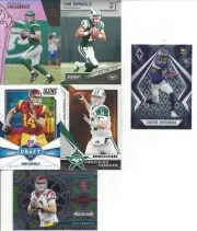 SAM DARNOLD 2019 PTT FOIL SP (47/60) + 4 RC LOT WITH JUSTIN JEFFERSON PHOENIX RC