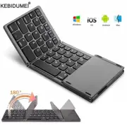 Wireless Folding Keyboard Bluetooth Keyboard With Touchpad For IOS Android