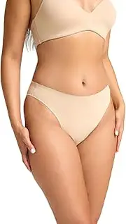 Modibodi Seamfree Hi-Leg Cheeky - Moderate Heavy Absorbency - Period Protection Underwear for Women - Seamless Bikini Brief Underwear - Discreet Menstrual Period Panties