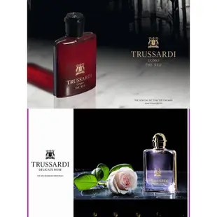 ❤️試香❤️Trussardi Uomo The Red 尊爵紅男性/晶漾玫瑰女性淡香水 5ML 2ML 1ML分享